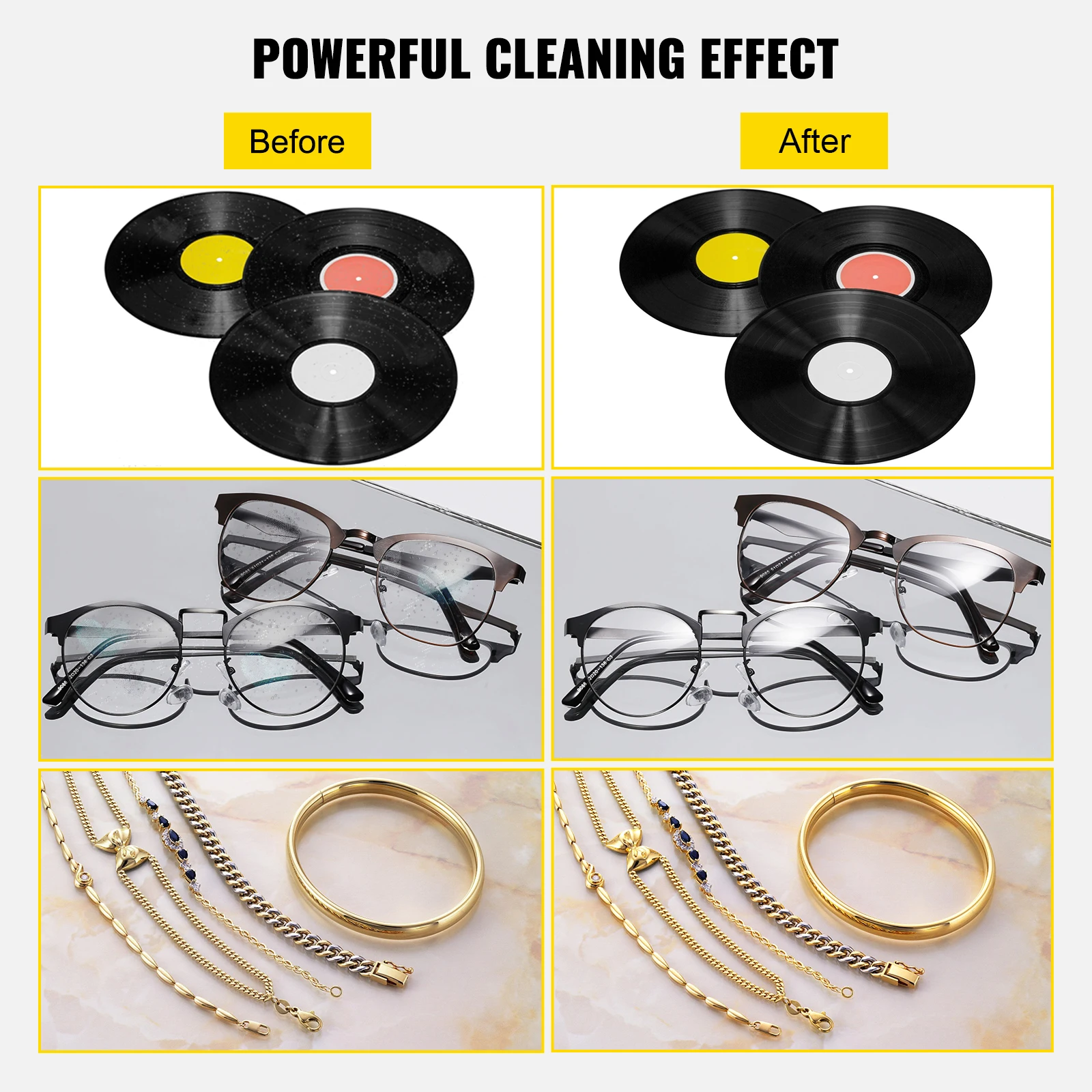 SIHAO 6L ビニールレコードクリーナーノブ 180 ワ - Vinyl Record Cleaner のレビューと価格