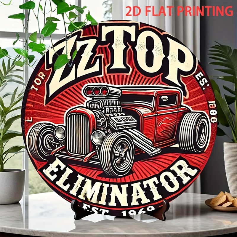 2D フラット、1個 ZZ Top エリミネーター ホットロ - Vintage Collectible Plates のレビューと価格