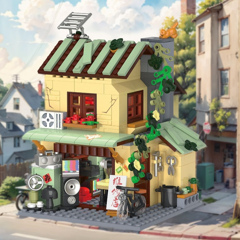 ミニストリートヴィンテージデパートビルディングブロックレトロ - Vintage Collectibles Store のレビューと価格