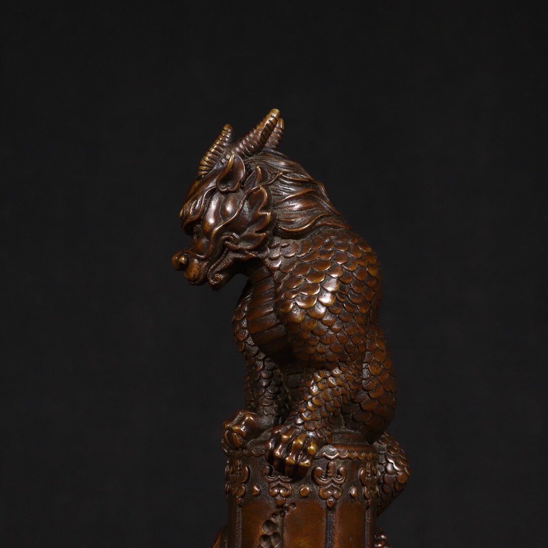 中国風水術ヴィンテージ銅製獣像ホームストア幸運の装飾工芸品1 - Vintage Collectibles Store のレビューと価格