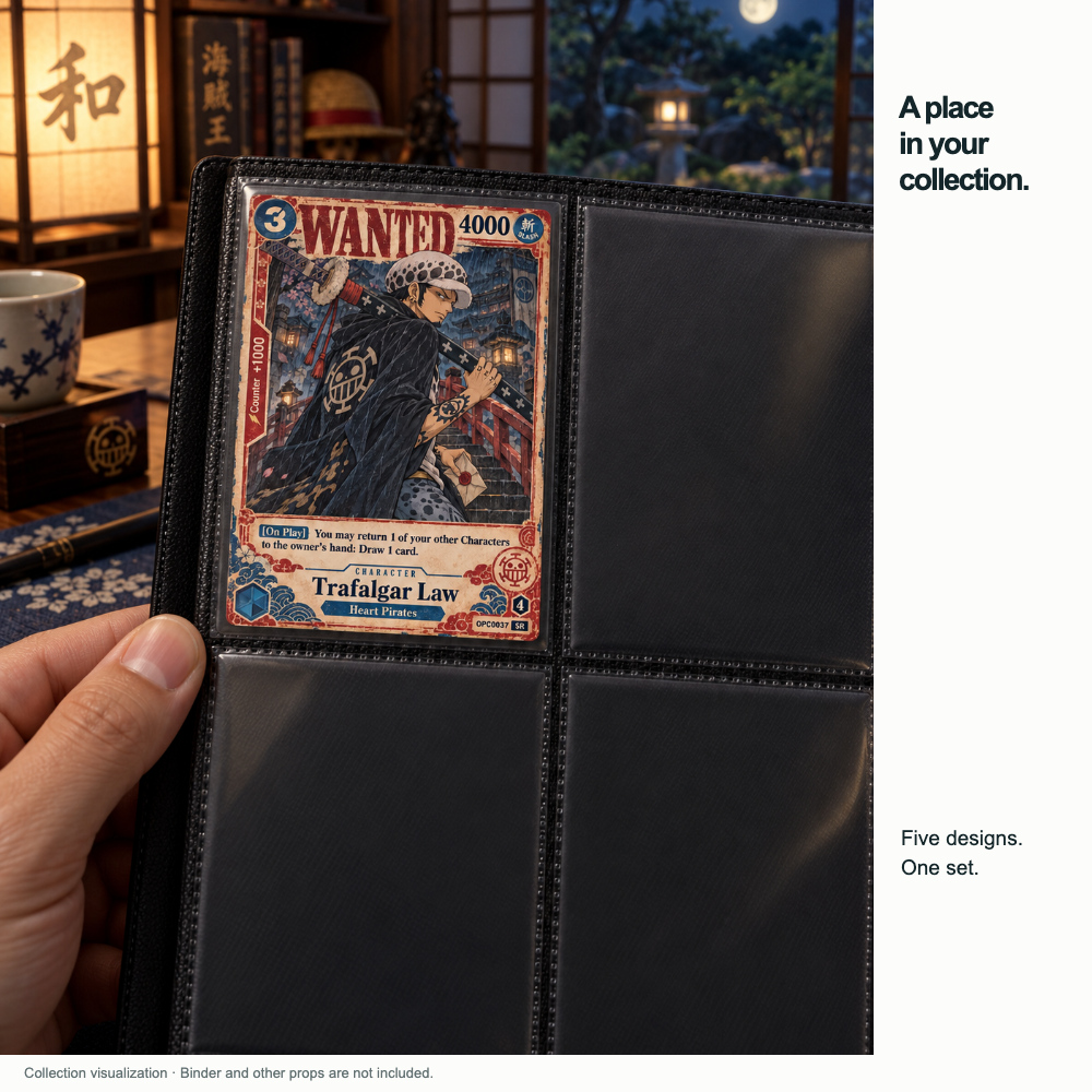 5枚セット ワンピースカード OTCG ヴィンテージ風 求人 - Vintage Collectible Posters のレビューと価格