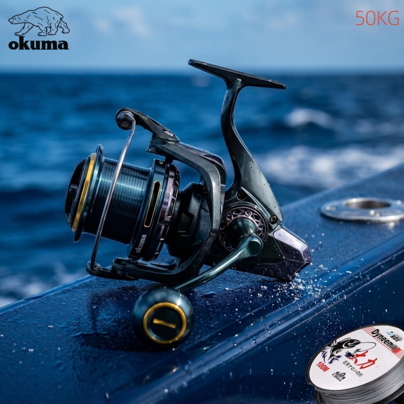 OKUMA製、全金属製スピニングリール。海水釣り用。9000 - Developing Tank Reel のレビューと価格